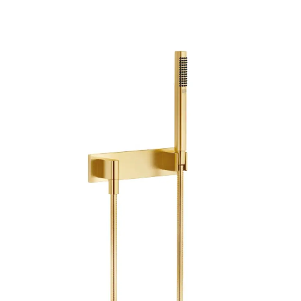 DORNBRACHT Schlauchbrausegarnitur mit Abdeckplatte SERIENSPEZIFISCH 27818980 Messing gebürstet (23kt Gold), 27818980-28 Galeriebild 1